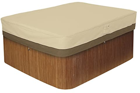 Classic Accessories Veranda Water-Resistant 94 Inch Rectangular Hot Tub Cover, Patio Furniture Covers