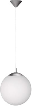 WOFI Pendelleuchte, Hängelampe, Deckenleuchte, Kugelpendel 6248.01.64.0300, Ø 30 cm