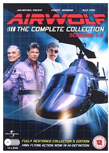 Airwolf - The Complete Collection:Seasons 1-3 - 13 DVD Set [DVD]