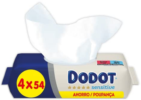 Dodot Dermoactivas Dodot Sensitive Reinigungstücher, Nachfüllpackung, 216 Stück