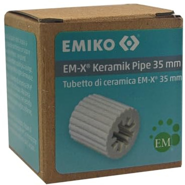 EM-X® Keramik Pipe grau, 35 mm Ø , 1 Stück