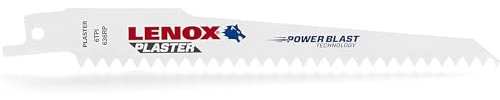 Lenox 20570–636rp 15,2 cm 6tpi Plâtre de coupe Lame de scie sabre – Lot de 5