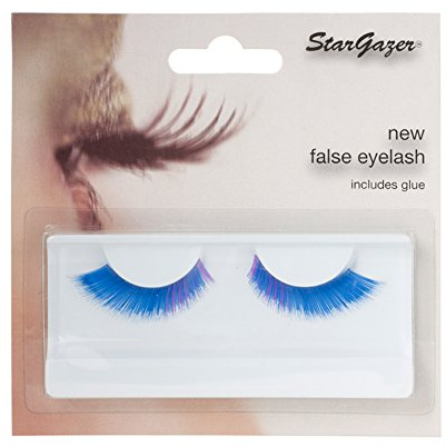 Stargazer Feather Eye Lashes style 50, synthetic lash pair includes glue.
