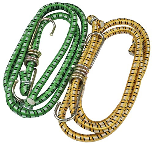 AERZETIX - Jeu de 2 élastiques tendeurs 100 cm pour Bagages Coffre Auto Moto - C1770