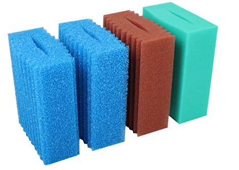 Wacredo Ersatzschwamm Set für Oase Biotec 5.1/Biosmart 18000 Teichfilter Filterschwämme Filter Komplettset Wasseraufbereitung Filterschwamm Teichpflege Ersatzschwämme