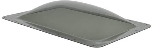 ICON RV Dachfenster SL1422S, grau (Smoke), Öffnungen 35,6 x 55,9 cm, Gesamt 40,6 x 66 cm, Ersatz-Außendachfenster von Wohnmobil, Lebensmittelwagen, Camper, Reisemobil, Anhänger, UV-geschützt, stoßfest