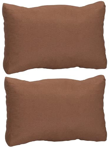 Beo Palettenkissen Set - 2 Rückenkissen 60x40 wasserabweisend | Made in EU Palettenkissen Outdoor UV-beständig Sand | Rückenlehne Kissen für Europalette| Polster Outdoor für Palettenmöbel