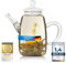 Teekanne aus Glas mit Teefilter klassische Tee-Filter Kanne 600ml von Dimono