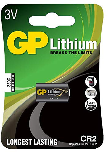 GP Batteries digi1 Photo Lithium CR2 cR17355 (Photo) Lithium-ION (Li-ION) 850 mAh 3 V Rechargeable Battery – Rechargeable Batteries (Lithium-ION (Li-ION), 850 mAh, 3 V, 12 g, 15,6 x 15,6 x 27 mm)