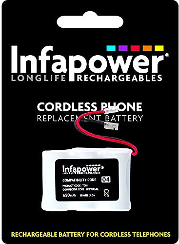 Infapower T001 Cordless Phone Replacement Battery - 3x 1/2 AA Ni-MH
