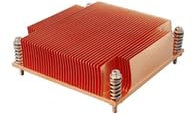 Dynatron K129 - Procesador radiador (Ventilador, radiador, LGA 1156 (Socket H), 1U, Core i7-2600, i5-2500 Series y Sandy Bridge Xeon CPU 1220, 1220L, 1225,1230, 1235, 1240, 1245,..., Copper Colour)