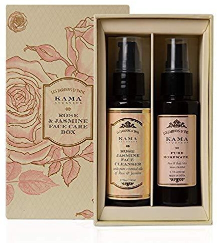 KAMA AYURVEDA Rose & Jasmine face care gift box