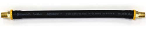 12-inch Short Air Compressor Hose: 1/4 Male NPT to 1/4 Male NPT Hose For Compressed Air And Hydraulic Oil (Lead-Free Brass)