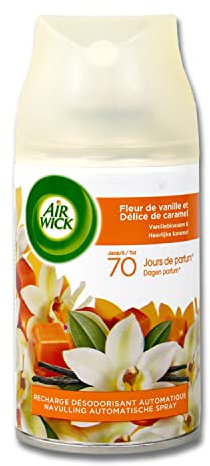 Airwick 3 x Nachfüller Vanille & Karamell für Freshmatic Max - 250ml