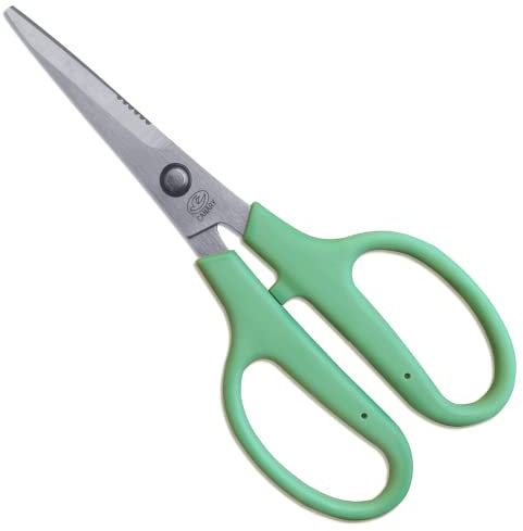 CANARY Comfortable Soft Grip Craft Scissors with Serrated Blade