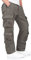 Surplus Raw Vintage Airborne Slimmy Herren Cargo Vintage Hose, Oliv, XXL