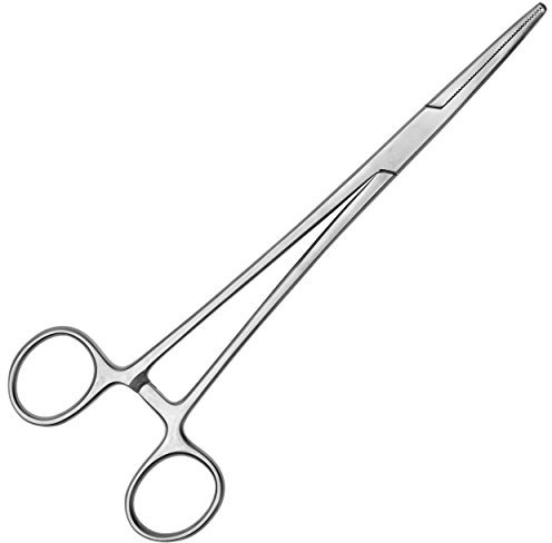 May - Klemme - gebogen - Länge: 18 cm - rostfreier Edelstahl