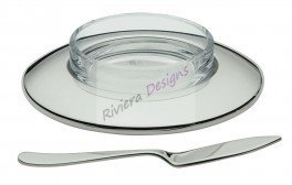 Ercuis - Beurrier individuel GALET avec tartineur - Ercuis - ref: 105 - 105