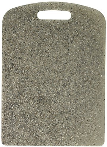 Dexas SuperBoard Tabla de cortar con esquinas redondeadas, polipropileno, Granito, 10 x 1 3