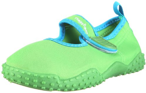 Playshoes Unisex Kinder Aquaschuhe Aqua-Schuhe Klassisch, Grün Klassisch, 26/27 EU