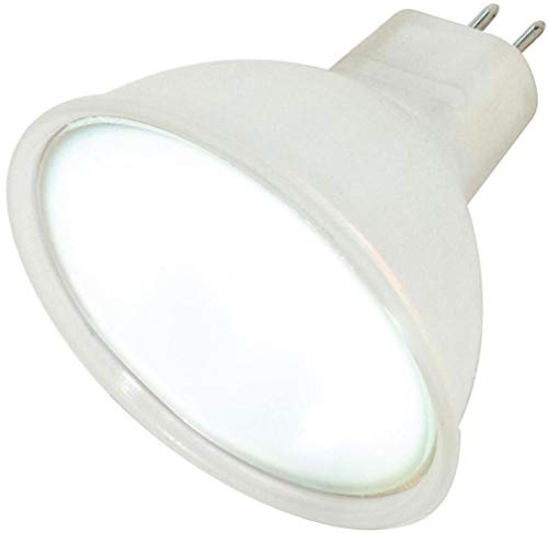 Satco S4354 12V 20-Watt MR16 GX5.3 Base Light Bulb, Frosted