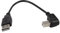 YCS basics Black 6 Inch USB 2.0 High Speed Printer/Scanner Right Angle Cable