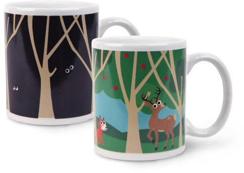 Kikkerland KKCU85 Mug Thermographique Forêt