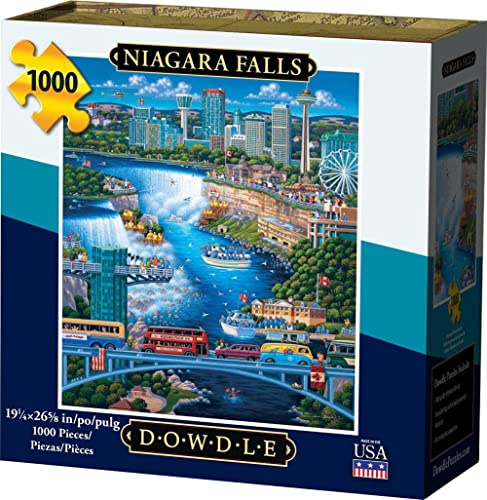 Dowdle Folk Art Jigsaw Puzzle - Niagara Falls 1000 Pc