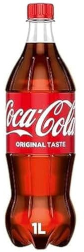 Coca-Cola Original Taste – 1 Bottiglia da 1 L, Tutto il Gusto Originale di Coca-Cola in bottiglia PET 100% Riciclabile, Bevanda Analcolica