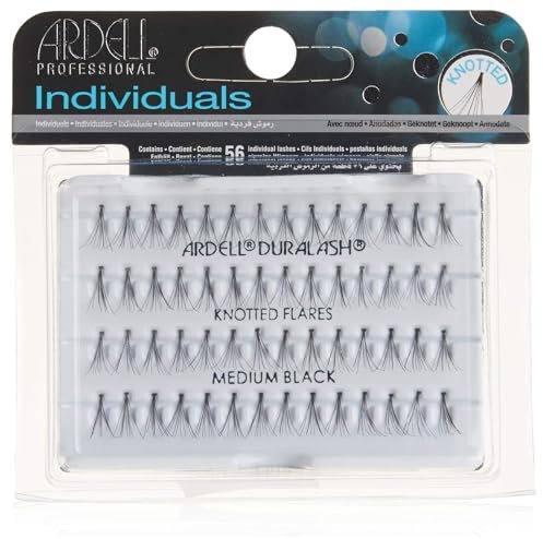 Ardell Dura Lash Lashes Flare Medium Black 56 Individual Lashes