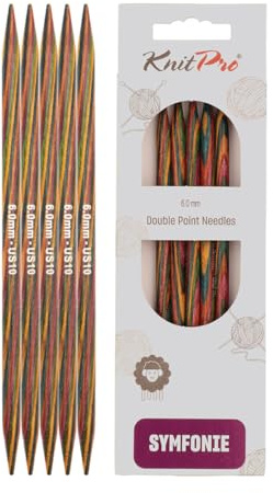 KnitPro Symfonie Double Pointed Needles 8 (20cm) | 6.00mm