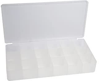 InLine 43009E Kleinteile Leerbox, 18 Fächer, Abmessungen: 213x114x35mm