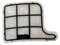 DLS Filtro Motore Folletto VK 135 Adattabile (Non Originale), Bianca, Piccola
