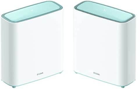 D-Link M32-2 Eagle PRO AI AX3200 Mesh System (2er Set, AI Wi-Fi/Traffic Optimiser, AI Parental Control, Gigabit Ports, MU-MIMO, 1024 QAM, OFDMA, WPA3, kompatibel mit Alexa/Google Assistant)
