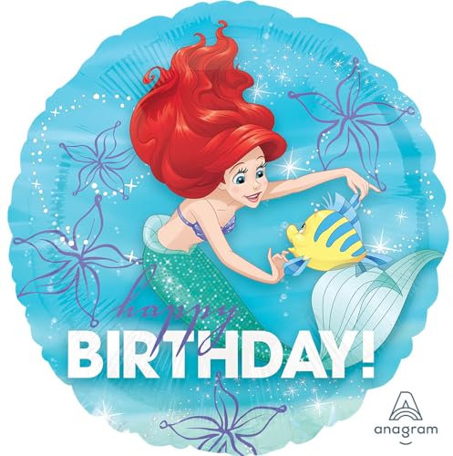 Amscan International 8.619.492,5 cm Ariel Geburtstag Dream Big Standard Folie Ballon
