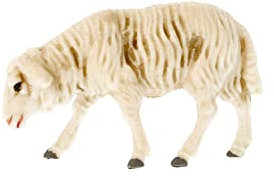Marolin Schaf grasend, zu 9cm Fig. (Kunststoff)