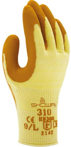 SHOWA 310, Latex – Beschichtung, Mehrzweck, Gelb / Orange, 10/XL