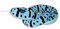 Wild Republic 89091 - Schlangesss, Plüsch Felsen-Klapperschlange, 137 cm, blau, 54
