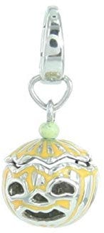 Orig. Fossil Charm Anhänger Edelstahl Kürbis JF86299 NEU 4338