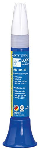 WEICONLOCK® AN 301-43, 20 ml, mittelfeste Schraubensicherung mit Trinkwasserzulassung, blau