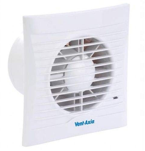Vent-Axia Silhouette 100TM Axial Bathroom, Kitchen and Toilet Fan (454058A)