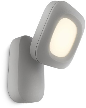 Philips LED Wandaußenleuchte Cloud, grau, 172758716