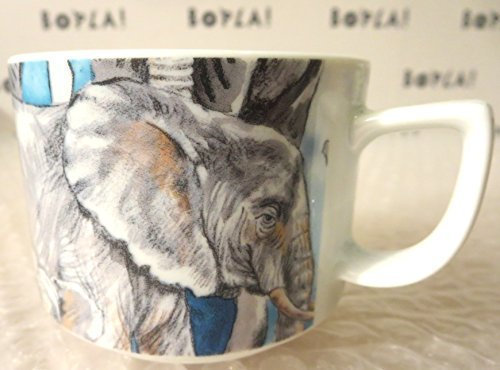 Bopla! Jali Porzellan Safari BLAU Kaffeetasse 18 cl Coffee Cup 6 1/4 oz. Tasse à café 18 cl Tazza da caffè 18 cl