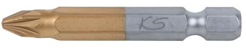 KS Tools 911.3645 1/4 TiN Bit, 50mm, PZ3