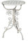linoows Romantischer Jugendstil Blumentisch, Beistelltisch, Nostalgie Eisen Tisch