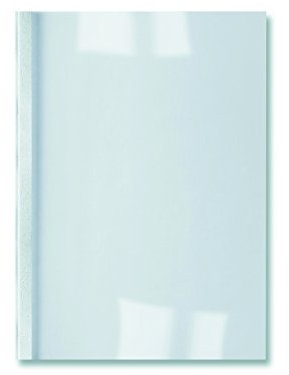 GBC LeatherGrain Thermo-Bindemappen, 100 Stück, A4, weiß, 1.5mm