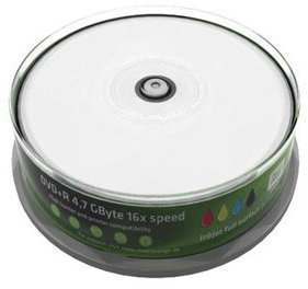 DVD+R MediaRange 4.7GB 25pcs MR408 , DVD+R, Printable,, MR408