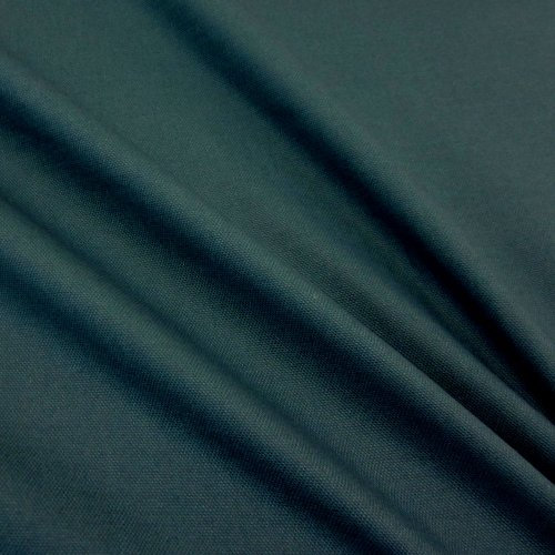 Stoff Meterware Baumwollstoff Panama Canvas petrol stabil