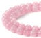 Beadnova AAA Natural Lovely Rose Quartz Semi Precious Heart Stone Round Birthstone Gemstone Loose Beads (8mm x 1 Strand)