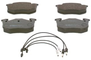 Bosch BP683 - Auto Bremsbeläge vorne - Bosch-Qualität - für leises Bremsen mit wenig Staub - ECE-R90 zertifiziert - kupferfrei - 1 Set mit 4 Bremsbelägen